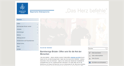 Desktop Screenshot of barmherzige.de